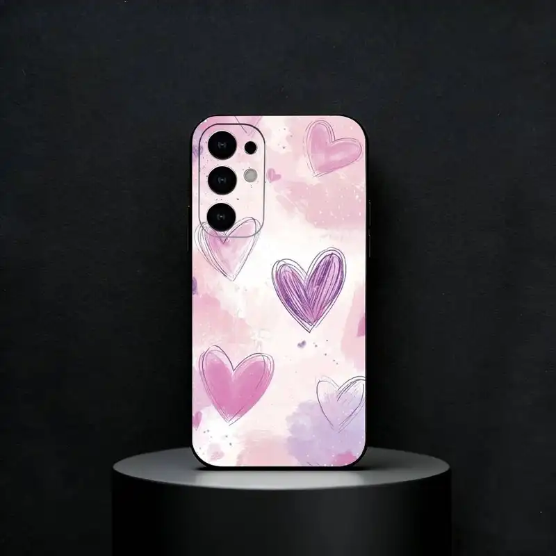 Bowknot Heart Phone Case For Samsung S25,S24,S23,S22,S21,S20,Plus,Fe,Lite,Others Black Cover - Image 7