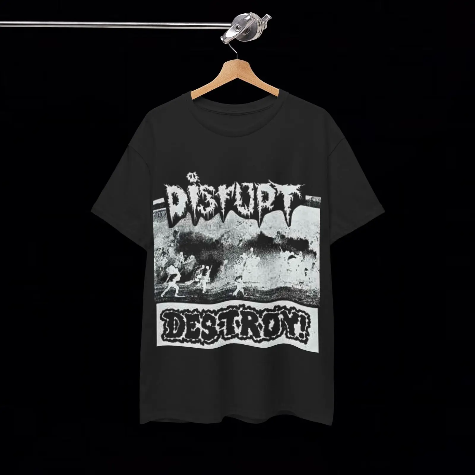 Disrupt Destroy T Shirt Crust Punk Grindcore Sludge Dystopia Despise You Grunge