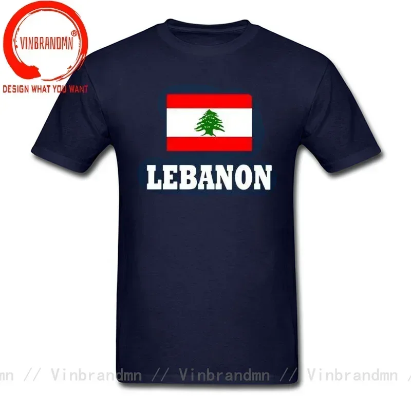 Trend Man T Shirt Men Lebanon Flag T shirt Fashion Brand Clothing Clothes Men & Women Unisex Short Sleeve Mans T-shirt