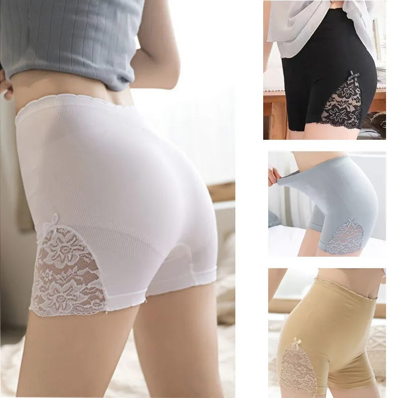 

3pcs Summer Women's Seamless Safety Shorts Pants Females Anti Rub Safety Shorts Underwear Ladys High Waist Lift buttocks Panties