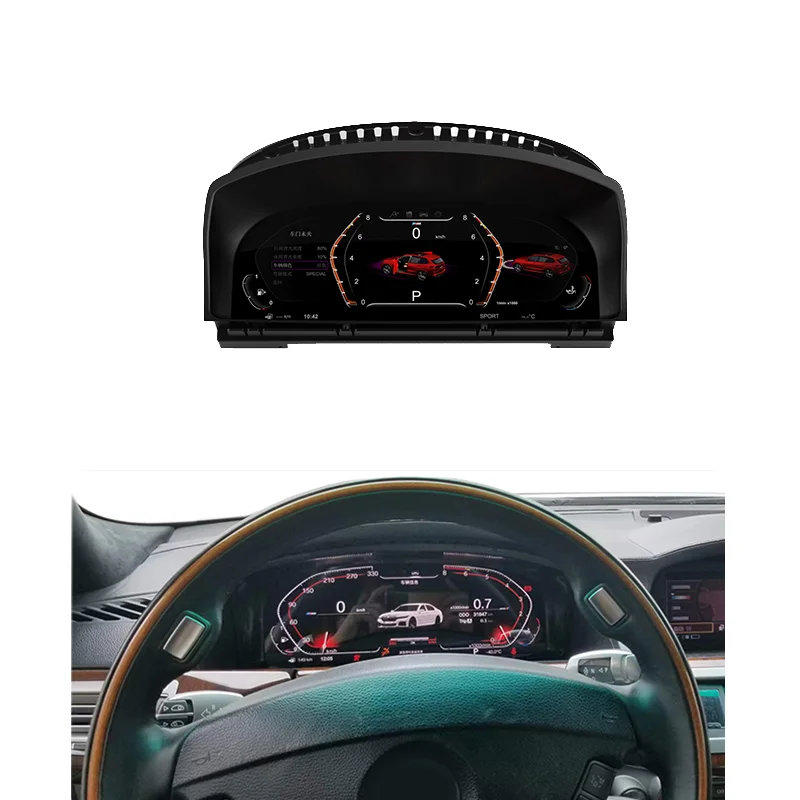 

Linux 12.5" Speed Meter Dashboard Modification Smart Car LCD Digital Cluster Instrument Panel for BMW 7 Series E65 E66 2002-2008