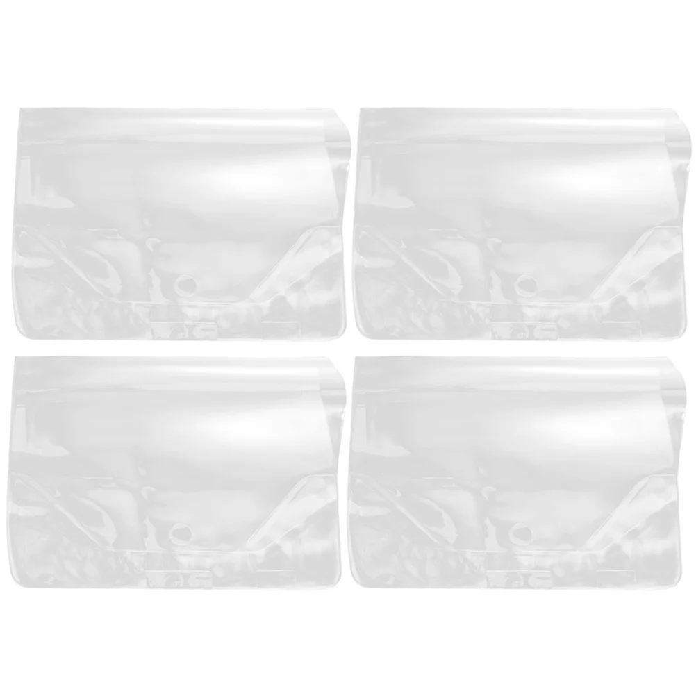 

4Pcs A5 Book Cover Clear Protector Anti-Scratch Plastic Film for Textbooks Comic Books Protection Sleeve Book Cover