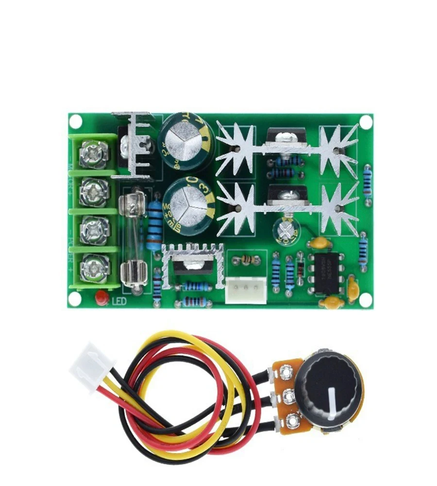 DC Motor Speed Controller 12V 24V 36V 48V High Power Drive Module PWM 20A Current Regulator