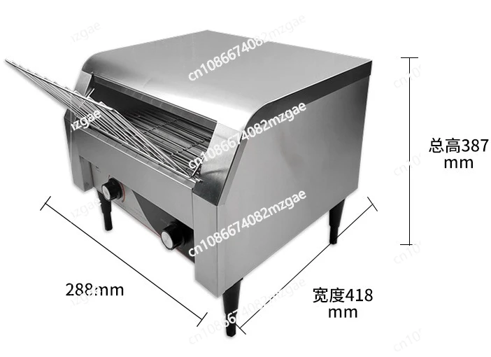 

Luxury chain toaster commercial crawler square charter hotel buffet toaster hotel toaster