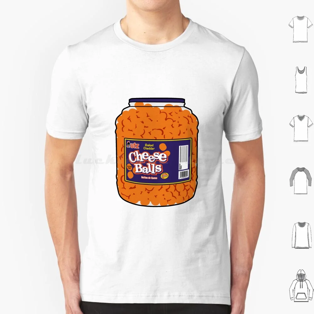 Cheese Balls T Shirt Big Size 100% Cotton Cheese Balls Cheese Balls Cheese Puffs Puffs Snack Snacks Food Foods Maize Meme Memes