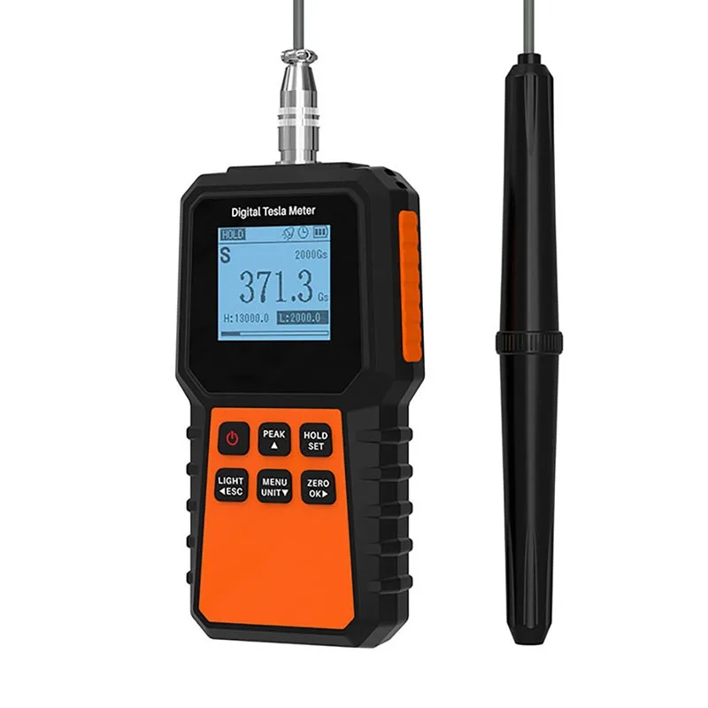 Factory Direct Sales Handheld Digital Magnetometer Tesla Meter Gauss Meter with New Design