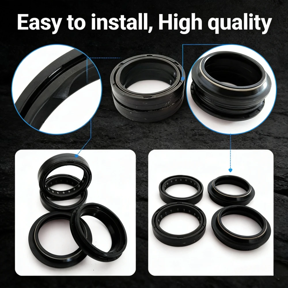 

48 58 11 250cc Front Fork Damper Oil Seal 48*58 Dust Seal 48x58 For SUZUKI DRZ400SM RMZ250 RMZ RM-Z 250 RM-Z250 DRZ400 DRZ 400