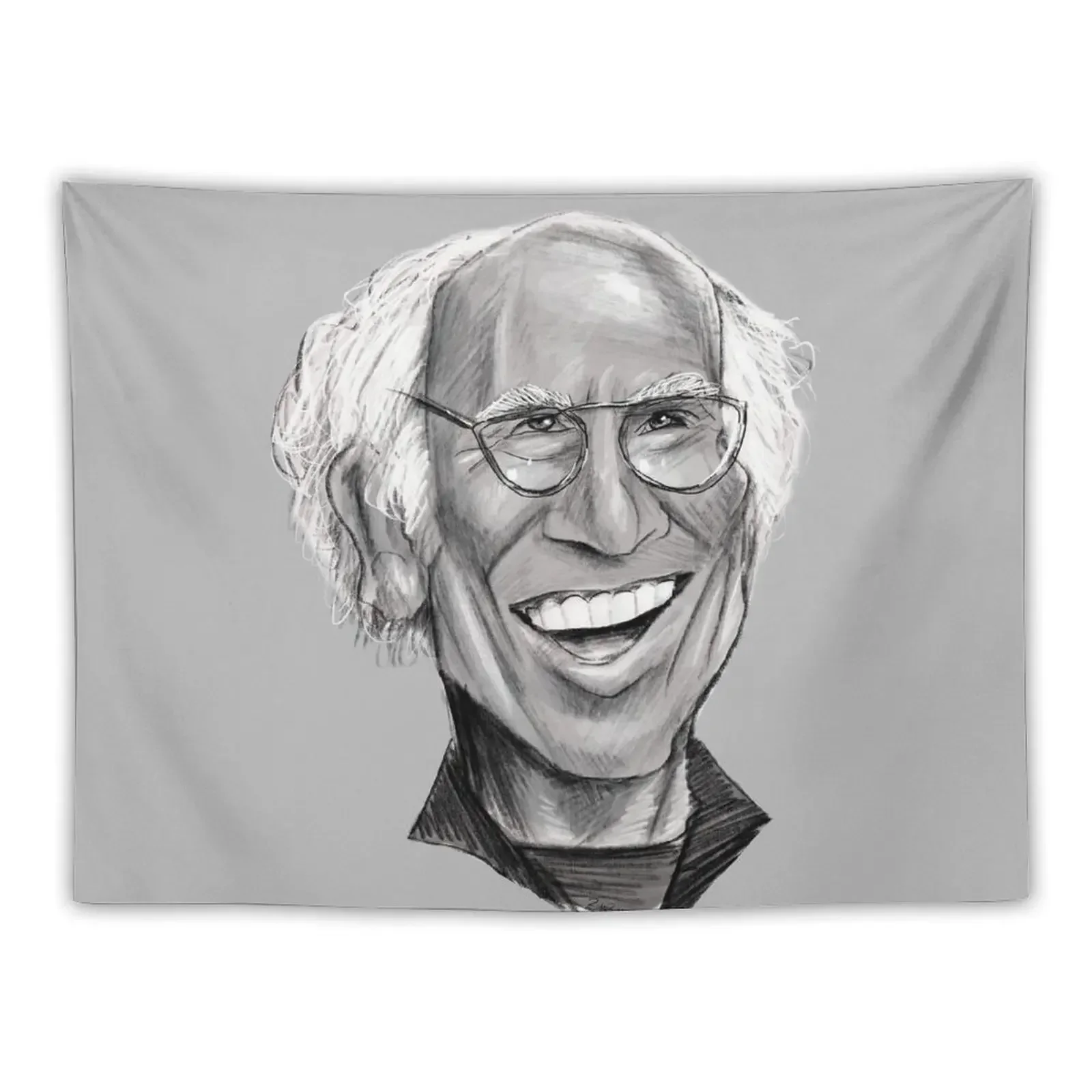 Larry David Tapestry Cute Room Things Outdoor Decor Custom Decorative Wall Tapestry