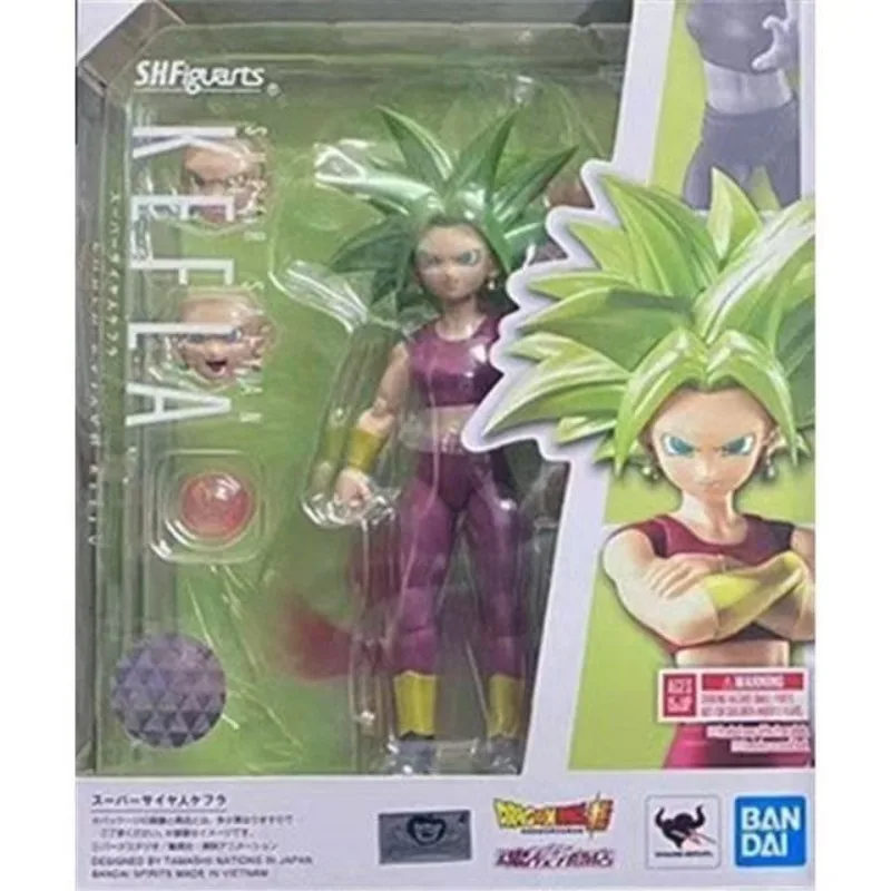 【In Stock】 Bandai SHF Dragon Ball Series Super Saiyan Kevra 1/12 Action Figure Gift Toys Toys Figurescollect