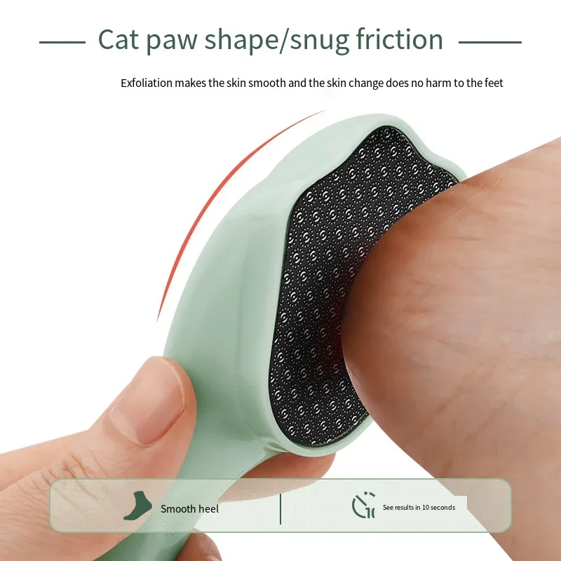 1 PC NANO Glass แฟ้มเท้าถอด Dead Skin Hard Calluses Pedicure เครื่องมือ Cat PAW Exfoliator ส้นเท้าเครื่องบดเท้า Scrubber Feet Care