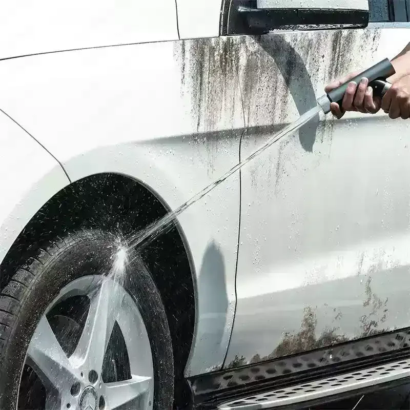 Extremely fast car wash high pressure water gun artifact Household Baseus nozzle Retractable water pipe Flushing car hose