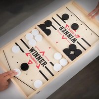 Table Hockey Paced Sling Puck Board Game Fast Sling Puck Winner Party Game Adult Child Family Game Desktop Battle Board