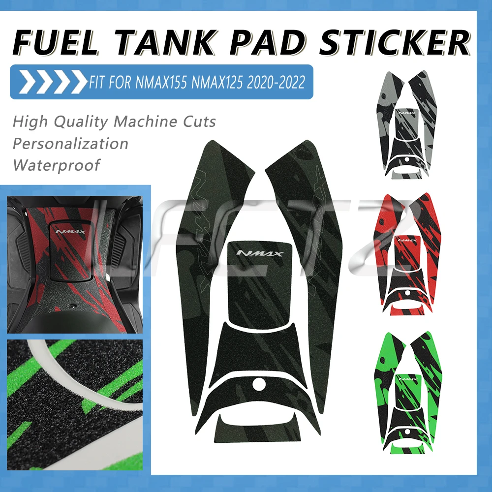 Fit for Yamaha NMAX155 Nmax125 NMAX 155 125 2020 2021 2022 Frosted Scooter Motorcycle Fuel Tank Pad Sticker Decoration Decals