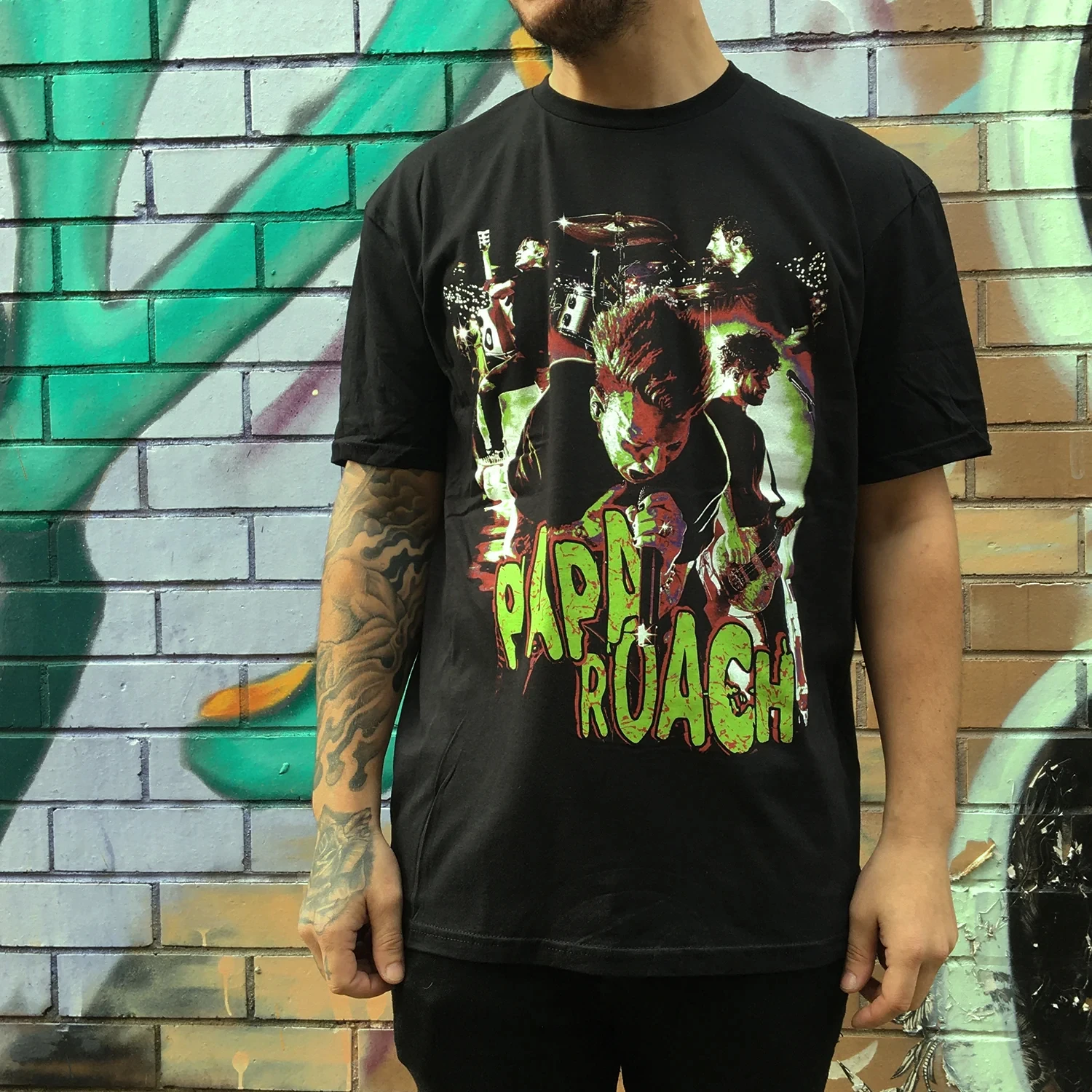Hot Limited 2026 Papa Roach Band Printed Cotton T-shirt Men's Summer Casual Top Short Sleeve Classic Male Women Tee Unisex