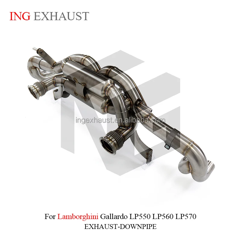ING منتج جديد العادم الفولاذ المقاوم للصدأ Catback صمام العادم لامبورغيني LP550 2010 + هوراكان LP580 LP610 أو EVO 5.2 V10