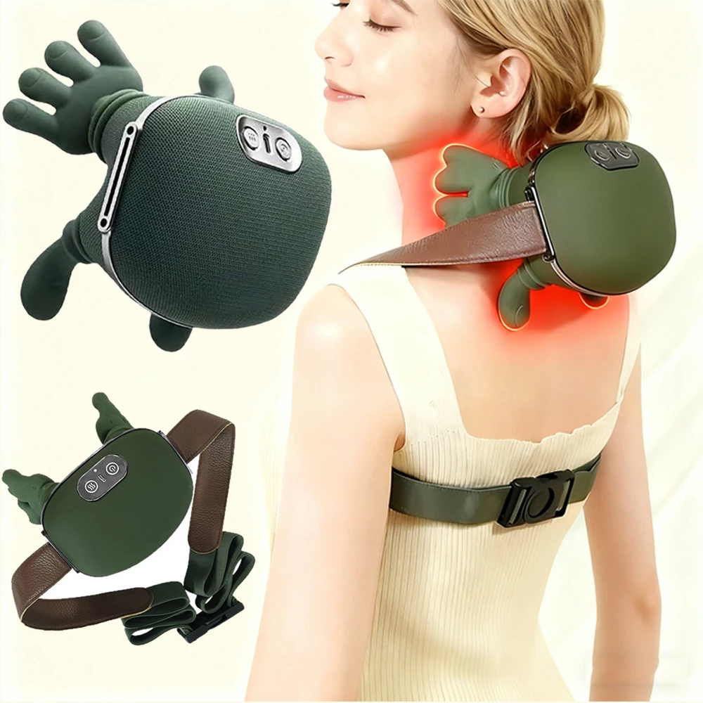 

Electric Neck and Shoulder Massager Cervical Finger Pressure Neck Massager Pain Relief Shiatsu Kneading Deep Neck Massage Shawl