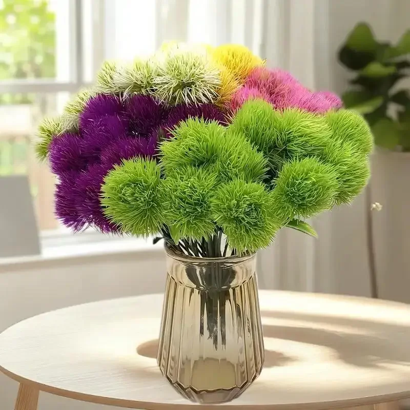 5Pcs Artificial Flowers Outdoor Garden Wedding Bouquets Festival Decor Vases Home Table Room Scrapbook Diy Party Gifts Hydrangea