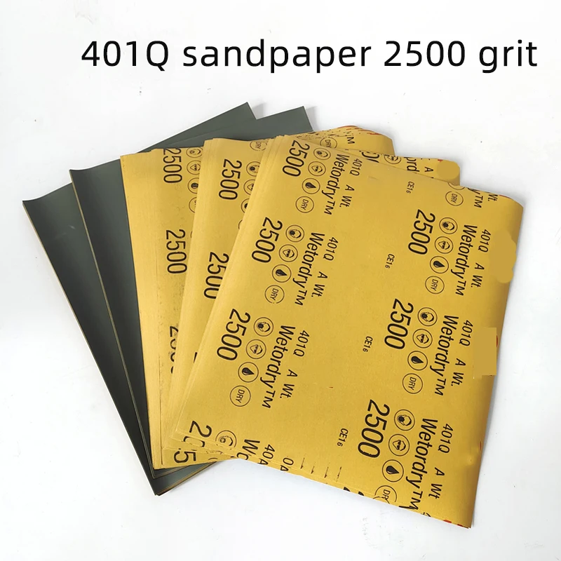 10 PCS 1500/2500 Sanding Paper Set Dry/Water Sanding Paper Car Polishing Beauty Sanding Paper Hardware Crafts