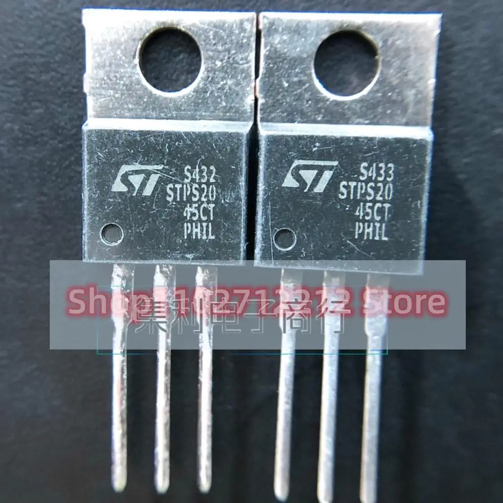 5PCS-10PCS  STPS2045CTC STPS2045CT  TO-220  Imported NEW Original  Best Quality