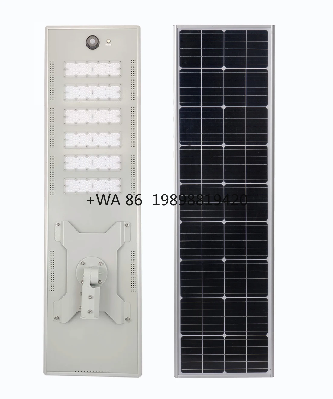 

China Manufacturer Dc18v Solar Panel Battery Life Po4 All in One 30w 40w 60w 80w 100w Led Solar Street Light for Public Lighting