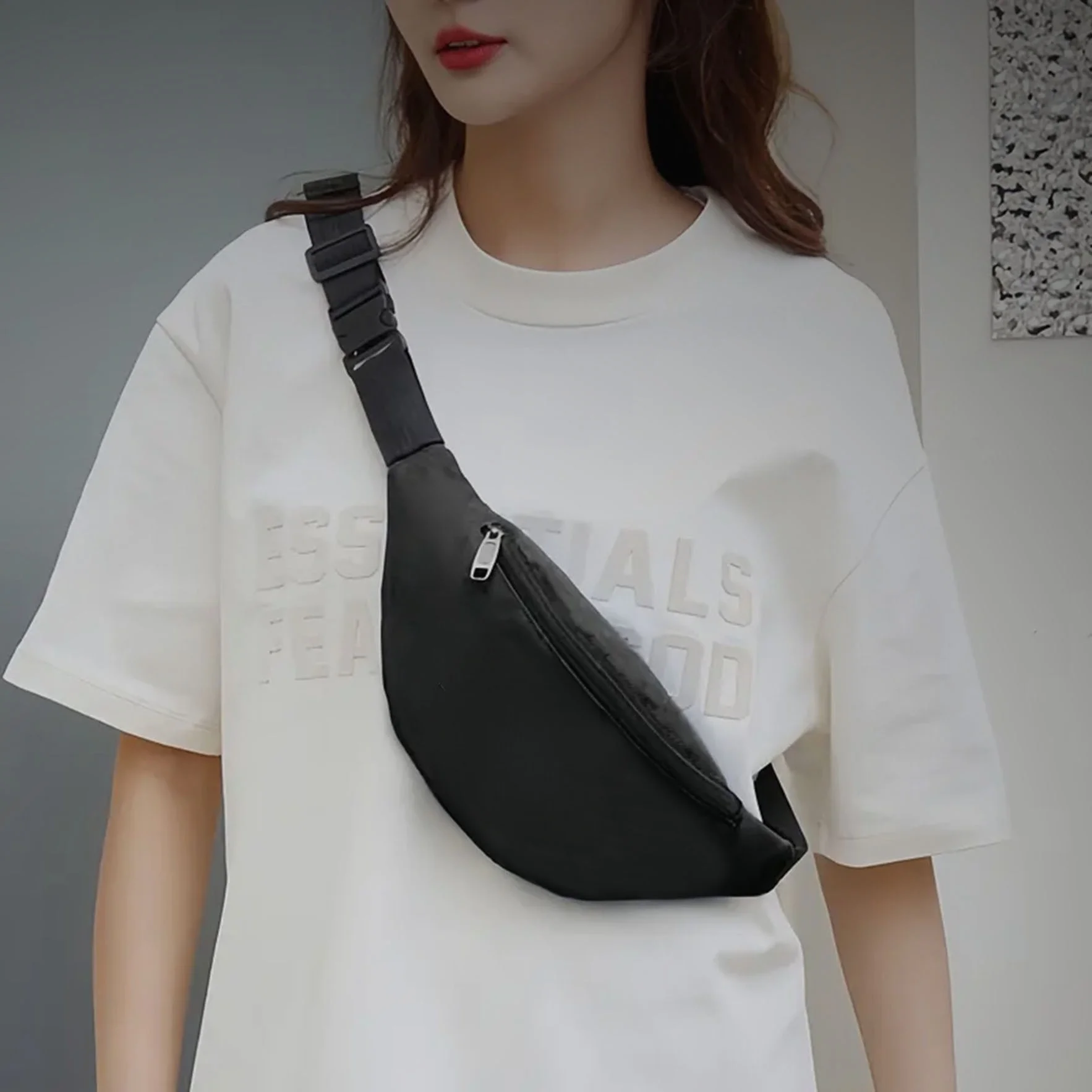 محفظة رجالية بتصميم كلاسيكي من Leica، حقيبة ظهر للخصر، حقيبة صدر كروس للشارع، كاجوال، رياضية، عصرية، بسيطة، فريدة من نوعها، مطبوعة