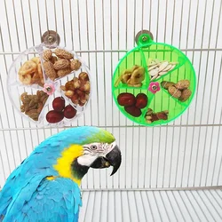 Rotate Pet Parrot Toys, Wheels, Bite Chewing, Foraging Food Box, Cage Feeder, Birds Accessories