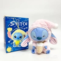 HOT !kawaii Stitch Blind Box Bag Eat Some Thing Before Sleep Series Vinyl Cute Doll Mystery Box Fluffy Doll Adult Gift