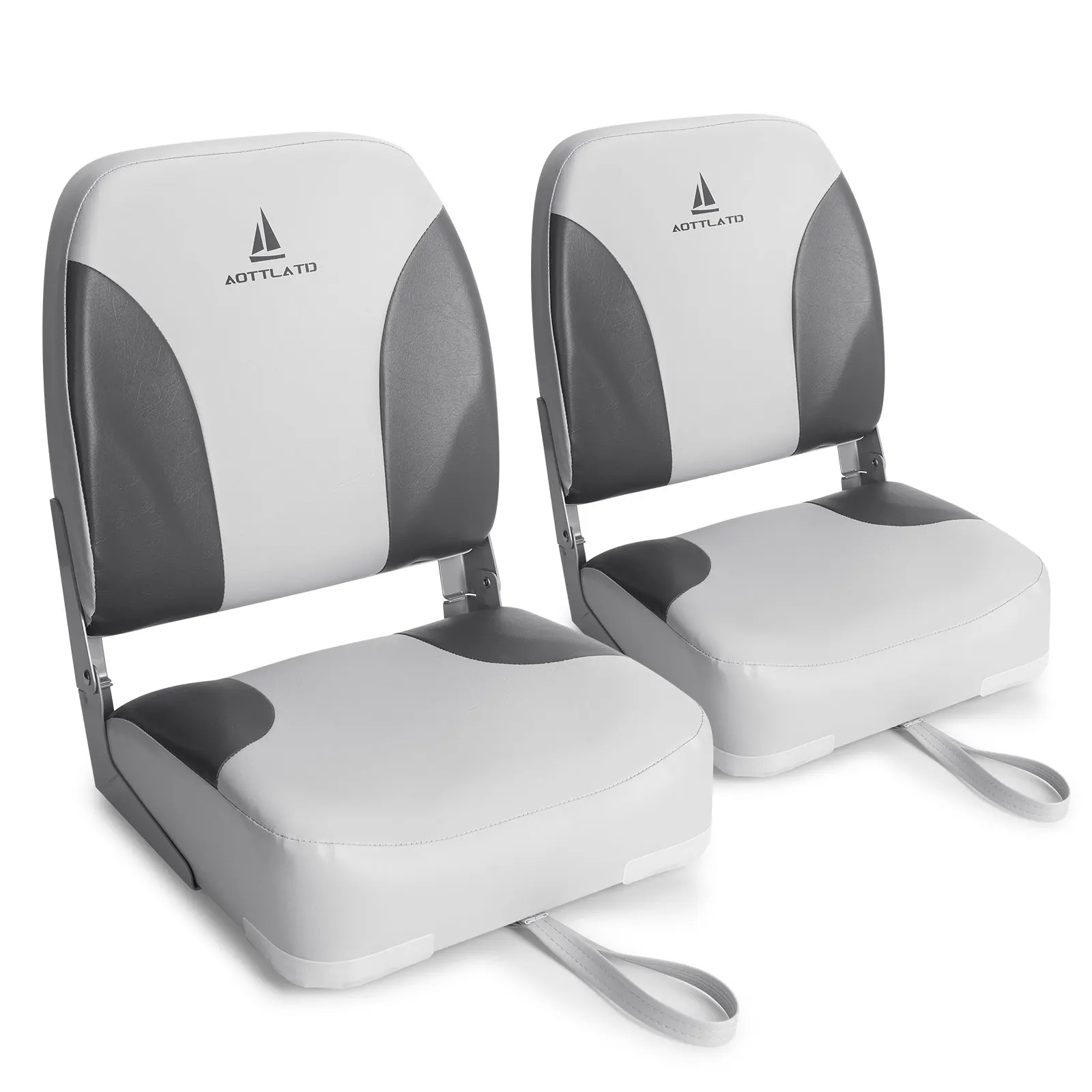 

STLLF 2 Packs AOTTLATD Waterproof Boat Seat Foldable Fishing Boat Chair