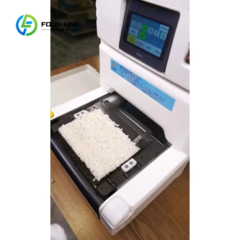 custom high efficiency sushi sheet making device maki rolling gear consistent rice layer for sushi takeout commercial workspace