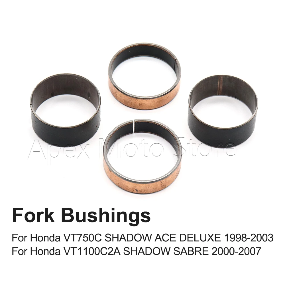 

41MM For Honda VT750C Shadow Ace Deluxe VT1100C2A Shadow Sabre Motorcycle Fork Bushing Guide Rails Shock Absorb Up Down