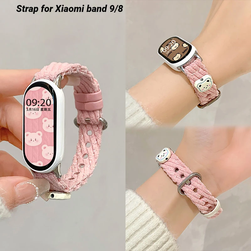 

Fashion Strap For Xiaomi band 9 Sport Correa Bracelet Replacement Watchband For Xiaomi band 8 Smartwatch Woman Man Wristband