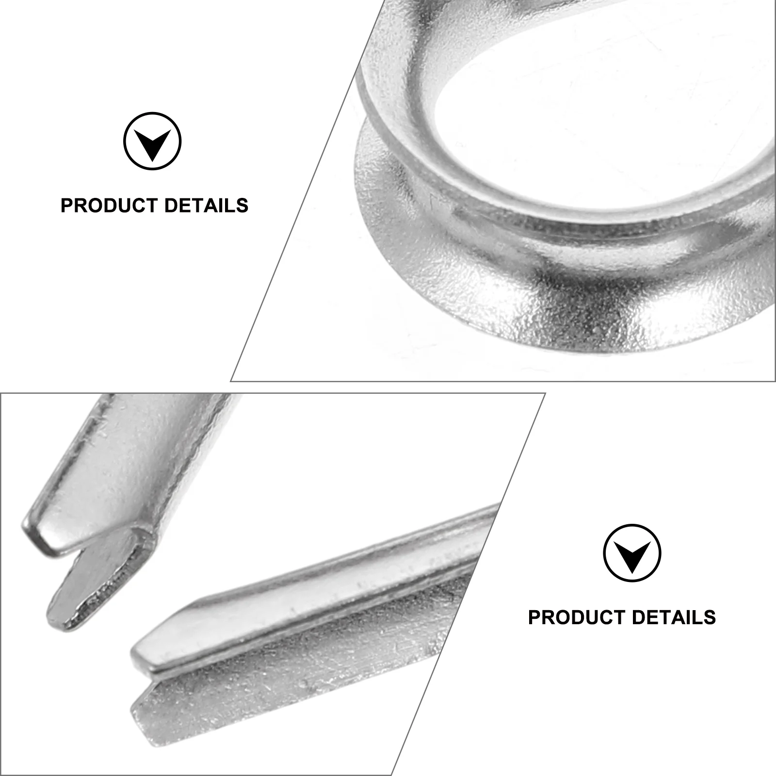 20 Pcs Cable Thimble Wire Rigging Rope Sleeves Fixing Workpiece Stainless Steel Fasteners Silver