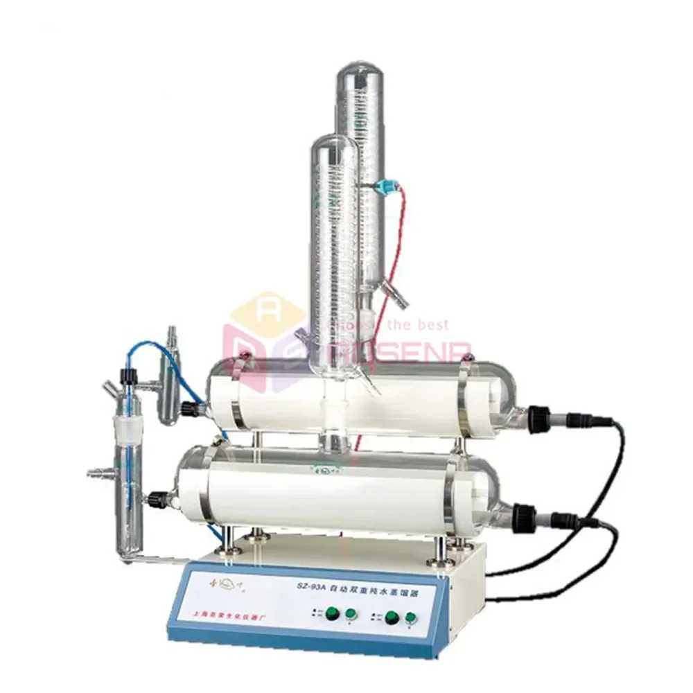 wholesale Water Filters Quartz Automatic Pure Water Distiller Double Distillation Lab Use SZ-93A 220V