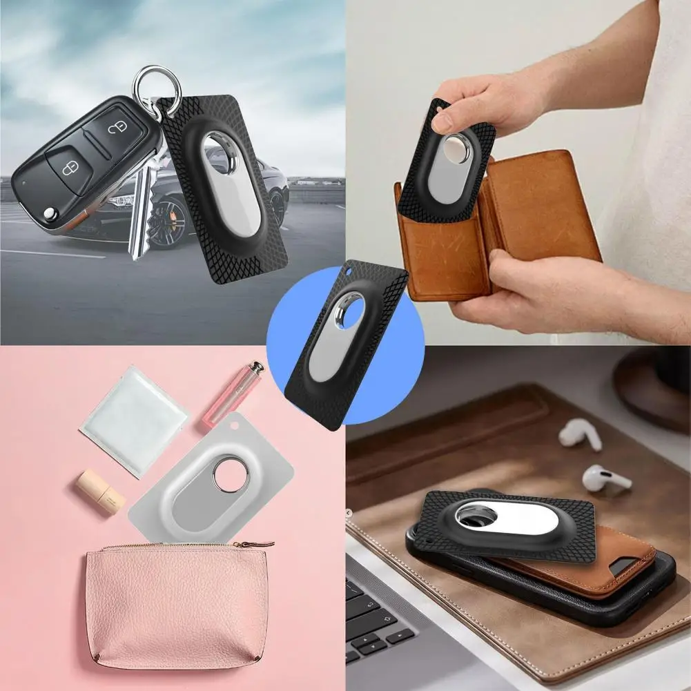 Protective Sleeve for Galaxy Smarttag2 Protective Cover Set with Keychain Hole for Galaxy Smarttag2 Anti-shock for Positioner