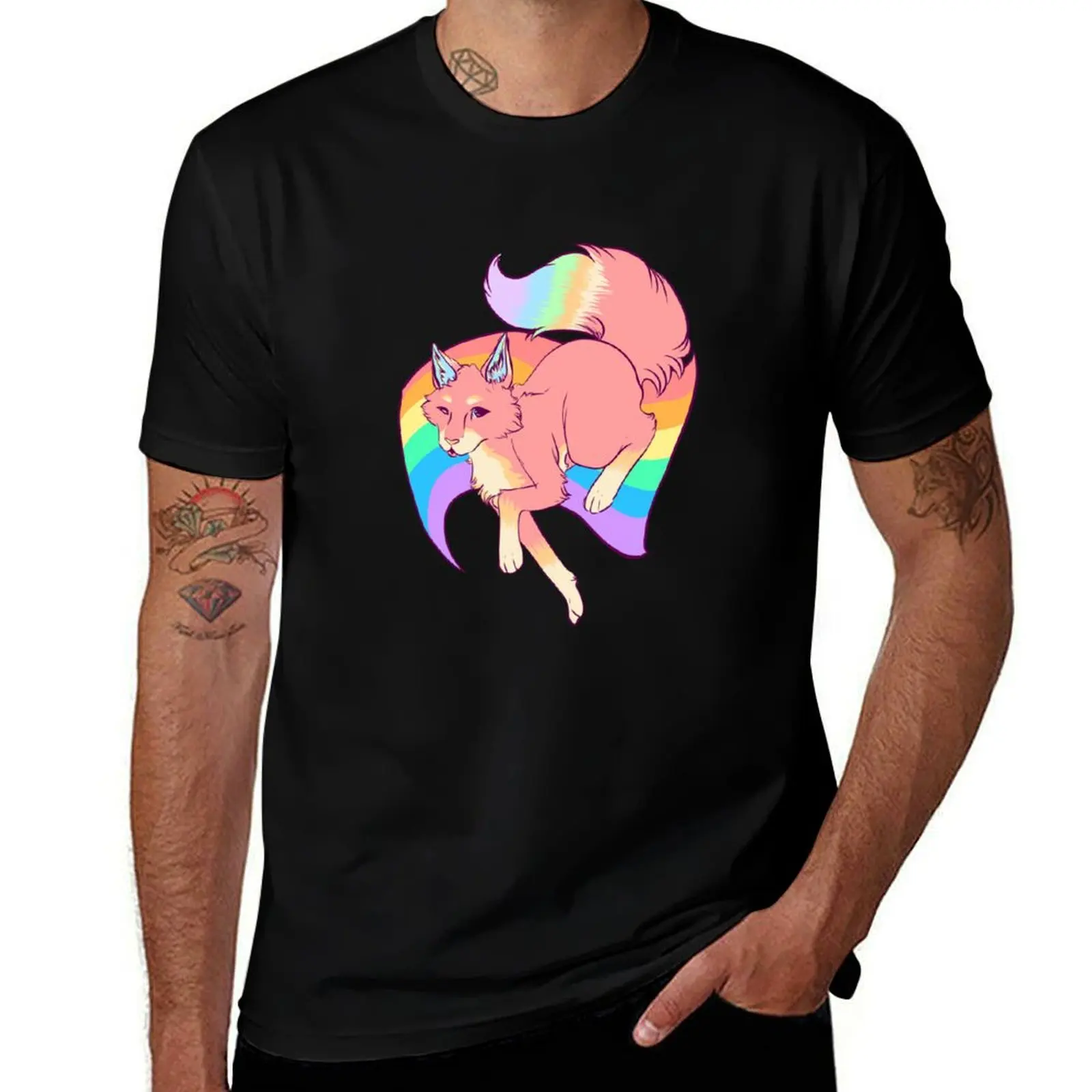 

Pride fox - Gay` T-Shirt cheap stuff Personalized t-shirt animal prinfor boys Louboutins heavyweight t shirts for men