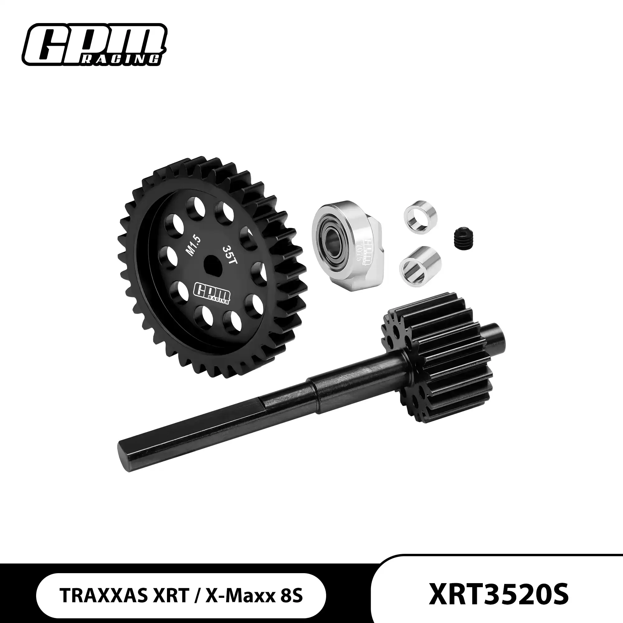 Big X XRT 20 chromium manganese titanium 35T large teeth 1.5 mold+integrated 20T gearbox teeth 1.0 mold three-point support