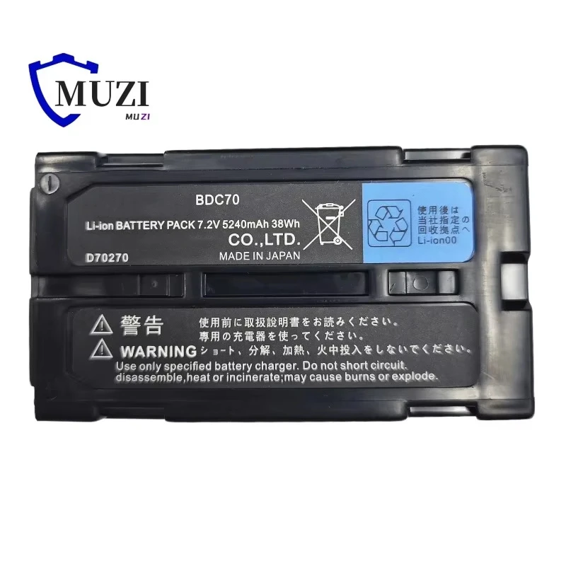 Brand New BDC70 Battery For SokK CX/RX-350 OS/ES For Top Total Station 7.2V 5240mAh Rechargeable Li-ion Battery