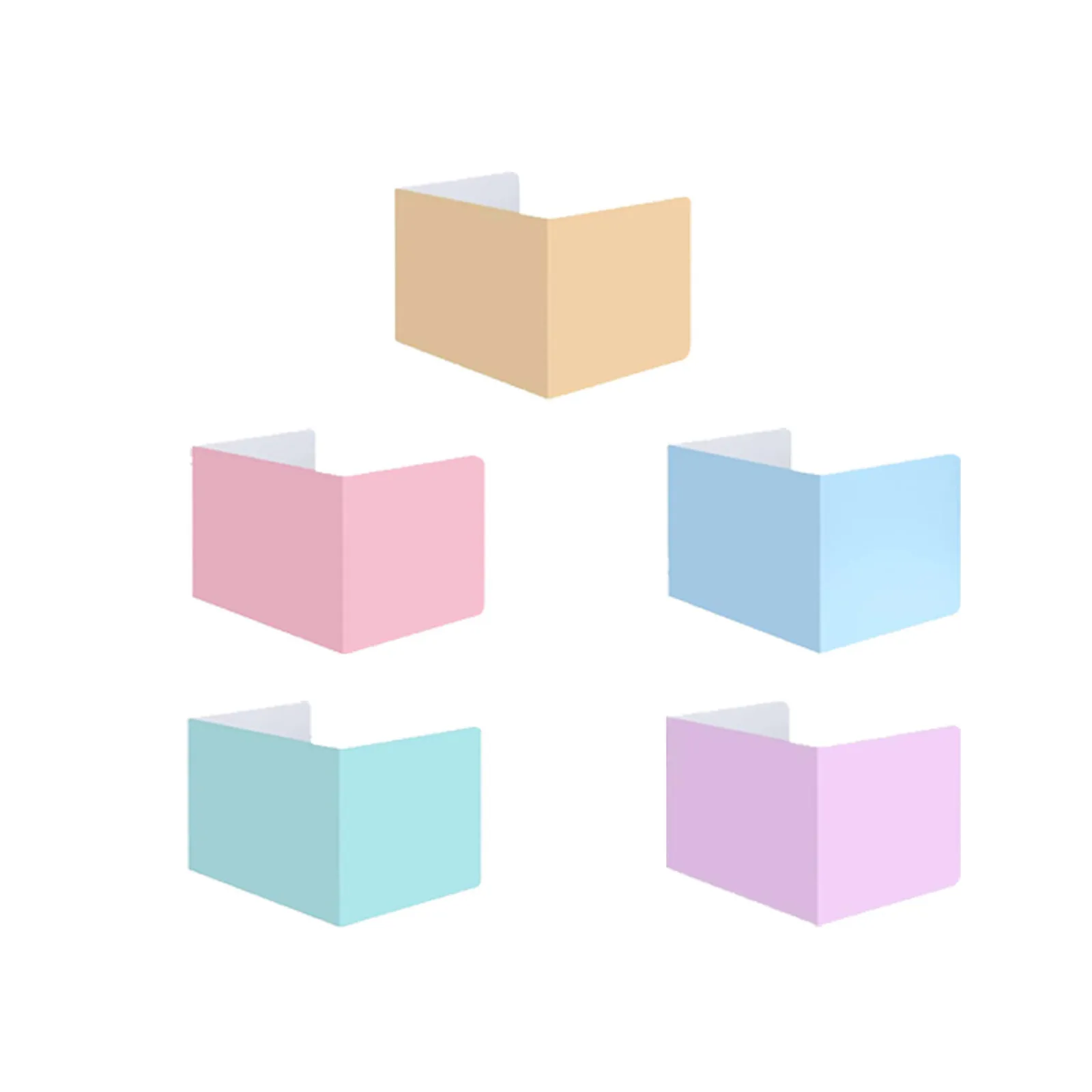 5 szt. Prywatność Biurka studenckie Wyczyść chmurnie Dzielnik Folder Biurko Tarcza Panel testowy na biurko Studium Carrel Klasa Szkoła