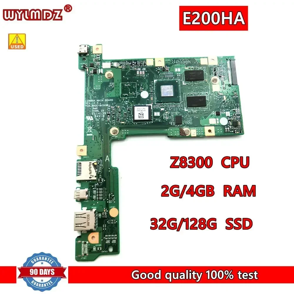 E200HA Z8300 CPU 2G/4GB RAM 32G/128G SSD Mainboard For Asus E200HA E200H E200 Laptop Motherboard 100% Tested