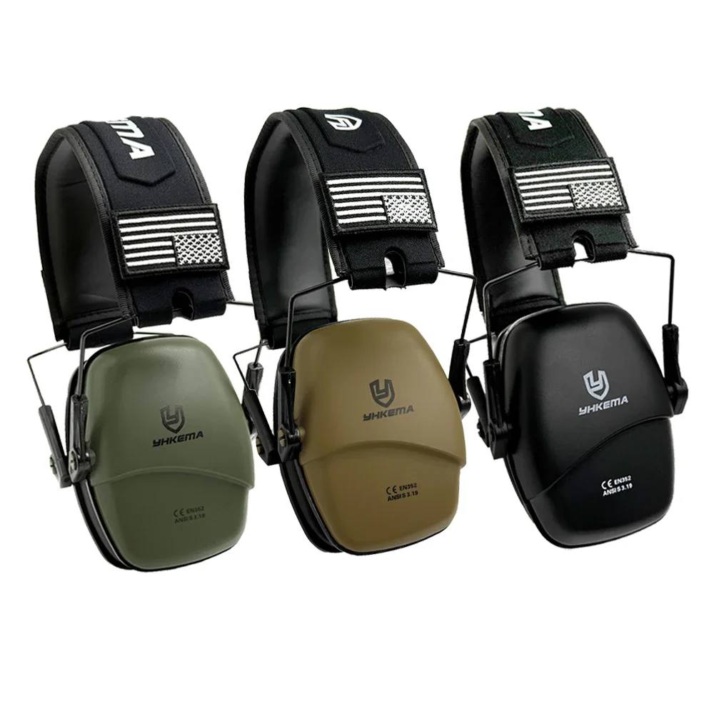 Shooting Hearing Protector Professional Safety Earmuff Passive Noise Canceling Defenders Portable Headset NRR 25dB for Gun