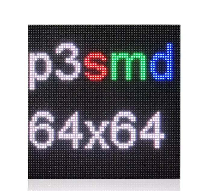 

P3 LED Panel Module Indoor RGB SMD Matrix LED 192x192mm HD LED Display Board Programmable Led Signs