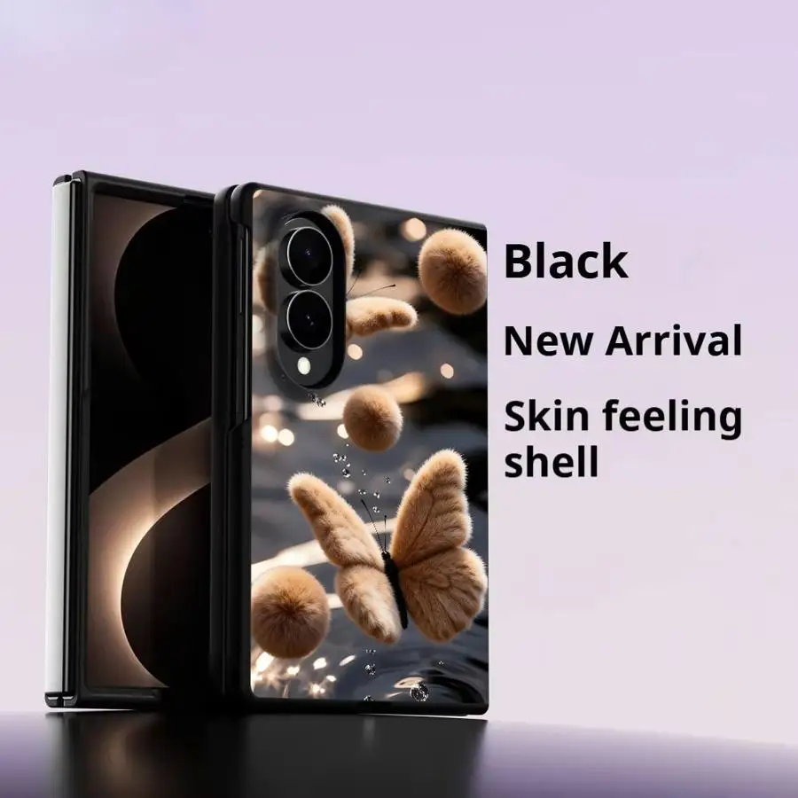 Luxury Phone Cover Case for Samsung Galaxy Z Fold 8 Z Fold8 Wide ZFold8 ZFold Wide Butterfly Pattern