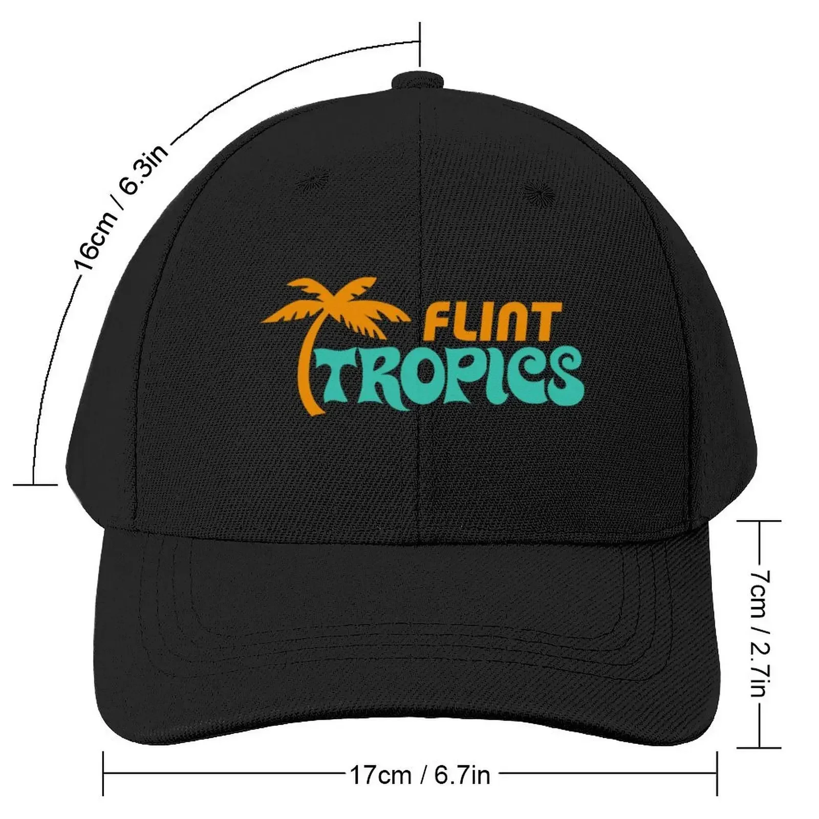 Flint Tropics Baseball Cap fishing caps man Golf Wear tea Hat Hats For Women Men's