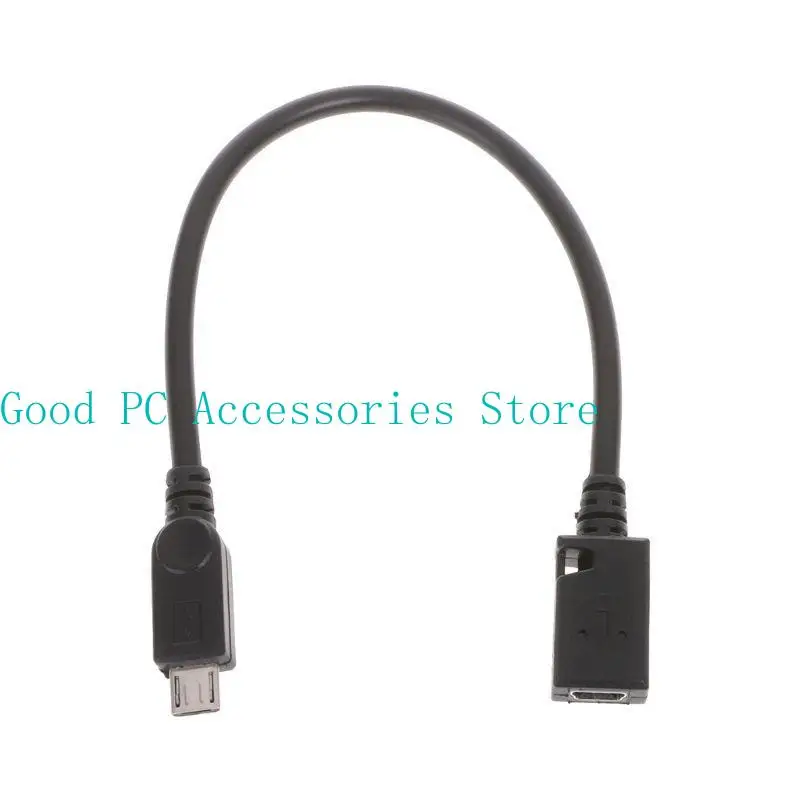 652F Mini USB Female to Micro USB Male HighSpeed Data Sync OTG Power Supply Charging Cable 22cm for Phone PC
