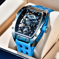 2024 New PAGANI DESIGN 42MM Skeleton Dial Men Mechanical Watch Top Brand Sapphire Glass Automatic Watch 50M Waterproof Watch Men