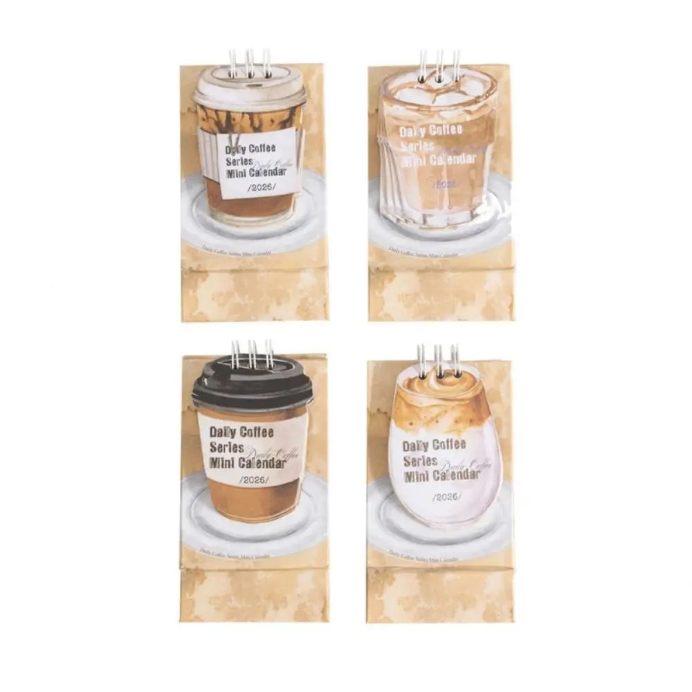 

Functional Accessory Small Size 2026 Desk Calendar Aesthetic Design Portable Desktop Calendar Schedule Mark Daily Planner School