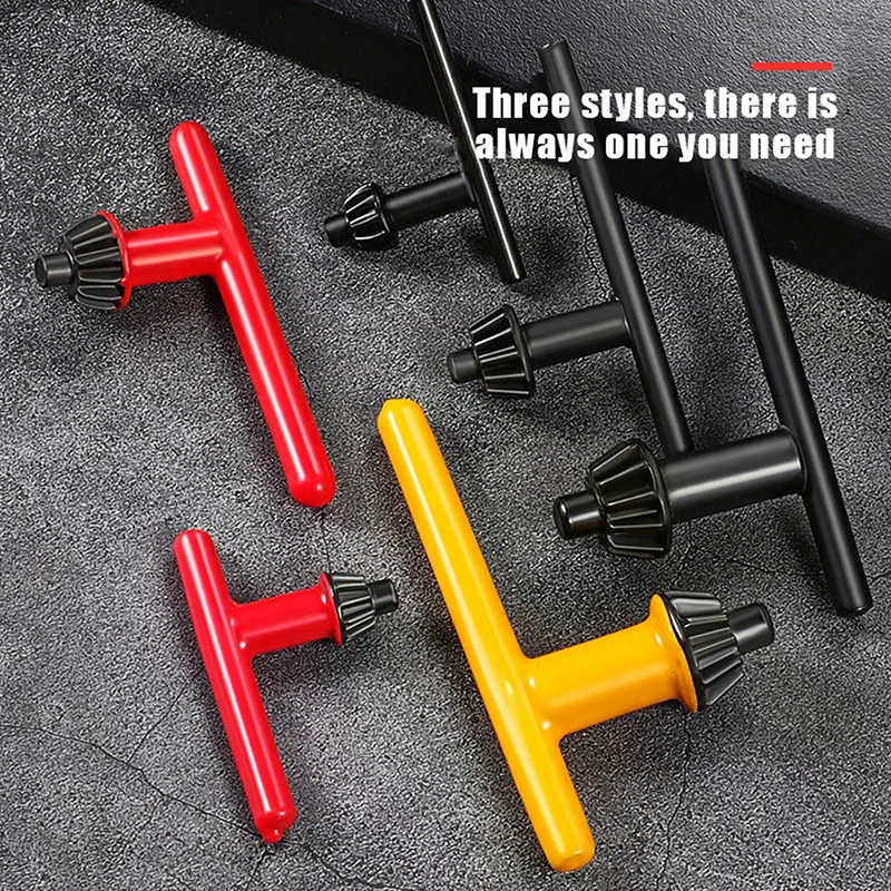Tools 3Pcs Hand Electric Drill Chuck Wrench 10/13/16mm Drill Bit Clip Disassembly Assembly Key Driver Rotating
