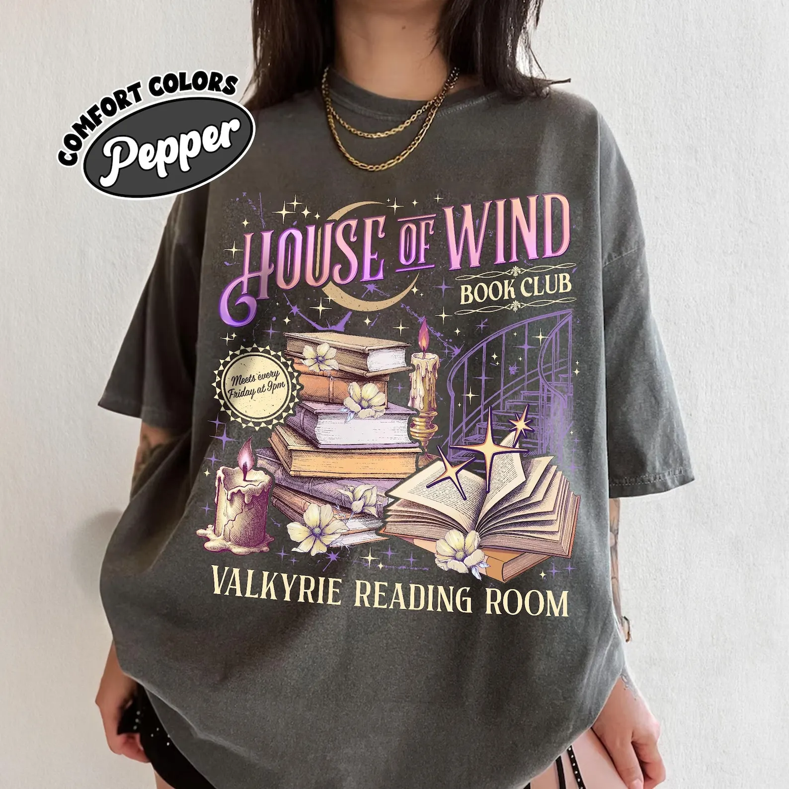 House Of Wind Book Club Shirt, ACOTAR Inspired Fantasy Reader Gift, SJM Book Merch, Gifts For Bookworms