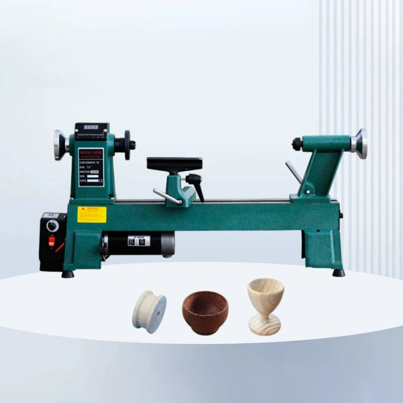 

Multi-functional Mini Wood Lathe DIY Small CNC Automatic Lathe Household Wood Turning Machine for Woodworking Craft Processing