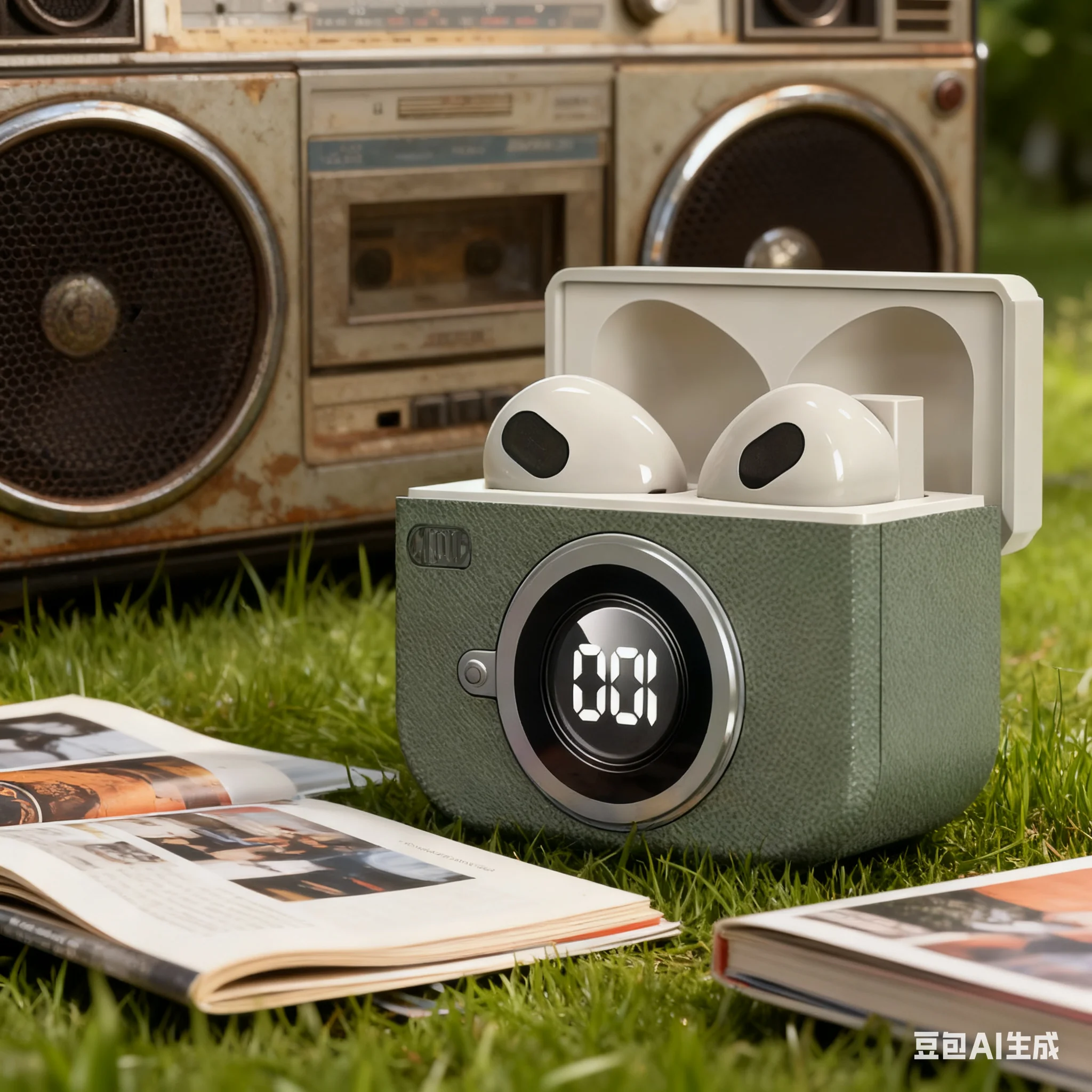 Q86 Bluetooth 5.3 Wireless Headphones Power LED Digital Display 24hours Endurance HiFi Gaming Headsets Waterproof Sports Earbuds